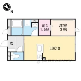 トランクラインエイト【1階】の間取り