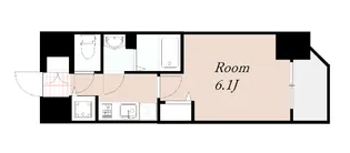 プレサンス野田阪神駅前ザ・プレミアム【13階】の間取り