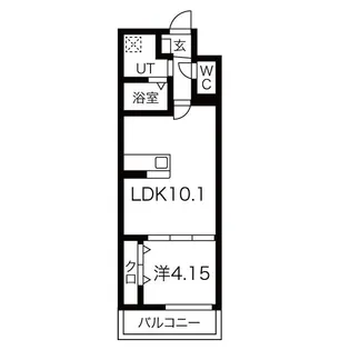 FREEDOM residence堺大小路【10階】の間取り