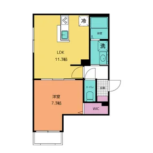 ベアート日吉【1階】の間取り