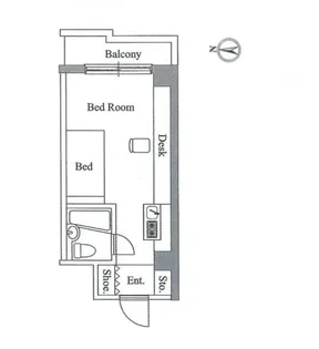 アレックス日乃本【2階】の間取り