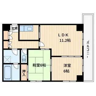 第5福原ビル【7階】の間取り