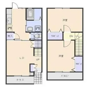 アークトゥルスD【1階】の間取り