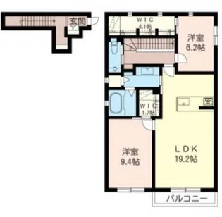 メゾン なごみ【2階】の間取り