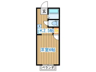 プティパレ富沢【1階】の間取り