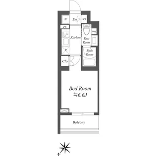 ストーリア市川行徳【3階】の間取り