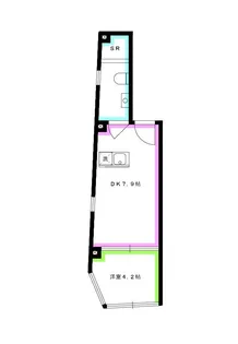 豊島千早GALAXY【4階】の間取り