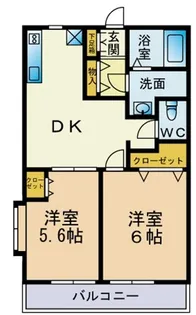 サンシティオオタニ【1階】の間取り