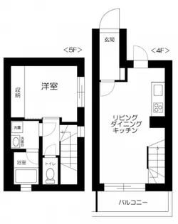 東京都文京区白山1【マンション】の間取り