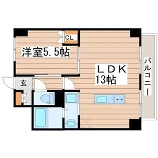LUANA・AIR・RESIDENCE長町【2階】の間取り
