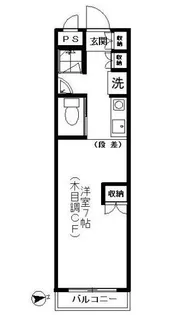 トーカンキャステール高井戸【4階】の間取り