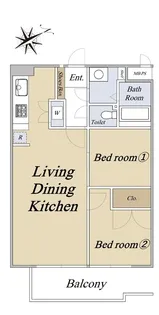 グランドメゾン狸穴【2階】の間取り