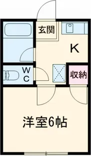 ワカシマハイム【1階】の間取り