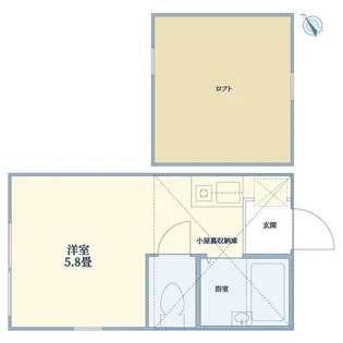 ランベール代沢【2階】の間取り