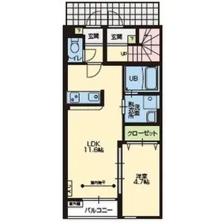 Creare(クレアーレ) A【1階】の間取り