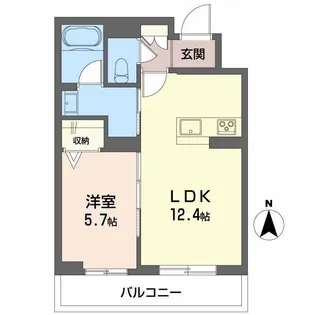 ティターニア【1階】の間取り