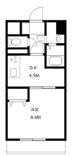 グリーンリーフ宮崎【2階】の間取り