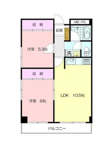 メゾン藤が丘【2階】の間取り
