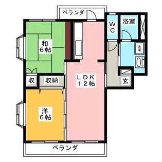 ロイヤルハイツCHIBA【3階】の間取り