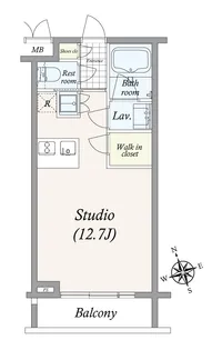 ディナック吉祥寺【3階】の間取り