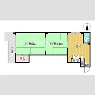 サンロイヤル王子【3階】の間取り