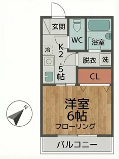 Blossam Garden A【1階】の間取り
