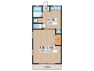 シティハイムエクセレント【1階】の間取り