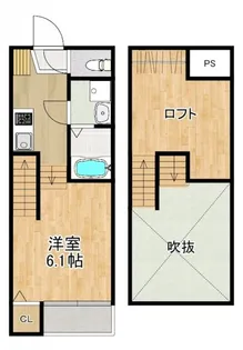 MODERN PALAZZO 諫早KAIZU A【1階】の間取り