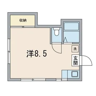 石田コーポ【3階】の間取り