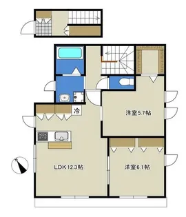 ル・セードル【2階】の間取り