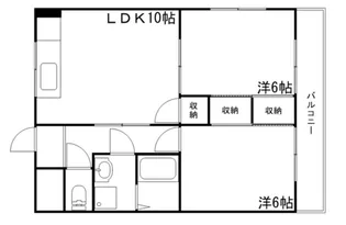 ピュア東姫路【2階】の間取り