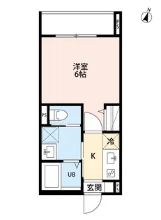 レジデンス鉄博【1階】の間取り