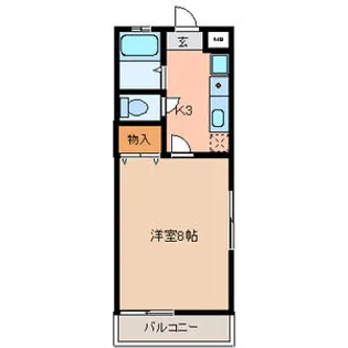 グリーンハピー新寺【2階】の間取り