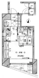 ライジングプレイス秋葉原【4階】の間取り