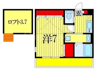 マイメゾン西船【2階】の間取り