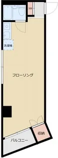 フェリオ西早稲田【5階】の間取り