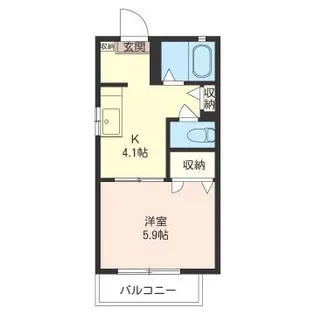 ホームズ・エコー【2階】の間取り