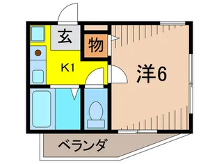 メゾン ド 売布【3階】の間取り
