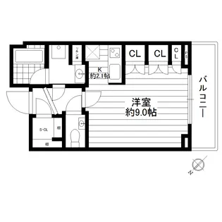 ステーションプラザタワー【22階】の間取り