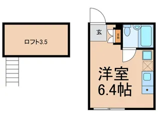 AMMS OKAMURA B棟【1階】の間取り