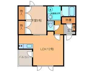 メイプルコート【1階】の間取り