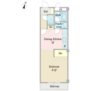 ヴェルエール・メゾン【2階】の間取り