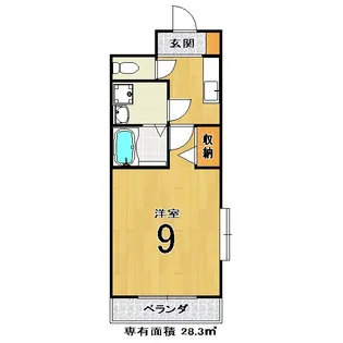 メゾン・グローリー【4階】の間取り