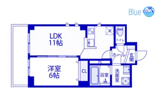 プロシード川崎【3階】の間取り