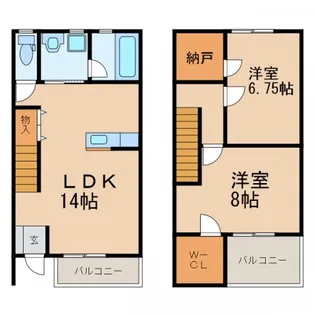 どこざの間取り