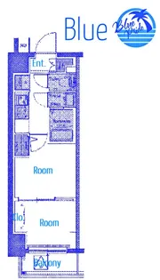 エステムコート横浜【3階】の間取り