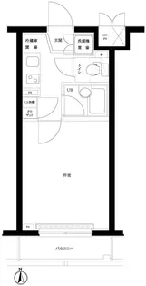 ルーブル早稲田弐番館【3階】の間取り