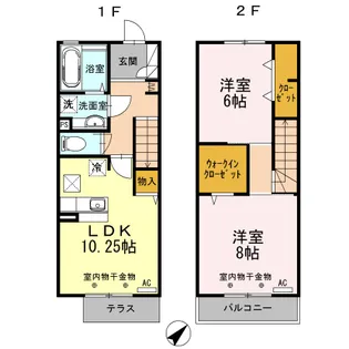 メゾン・ラマージュ【1階】の間取り