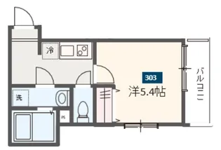 MELDIA京成船橋【3階】の間取り