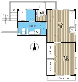 カーサ平井【3階】の間取り